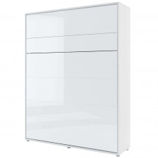 Sienas gulta 160 BED CONCEPT BC-12, balts